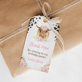 ハイランド牛誕生日サンキューユーラベル ギフトタグ