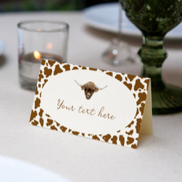 ハイランド牛誕生日座席表 プレイスカード