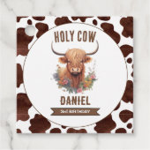 ハイランド牛誕生日 フェイバータグ (正面)