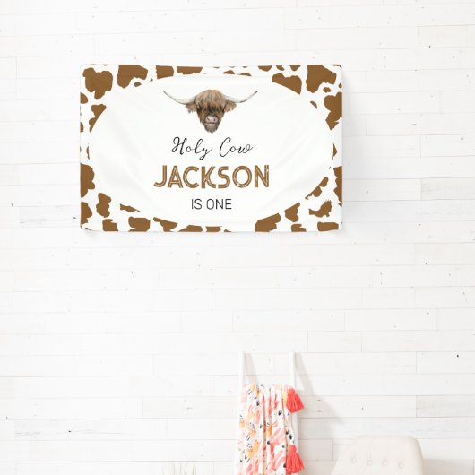 ハイランド牛誕生日 横断幕 (インサイチュ)