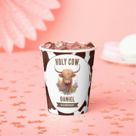 ハイランド牛誕生日 紙コップ