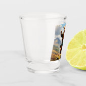 ハイランド牛踊りハイランドフライ ショットグラス (左)