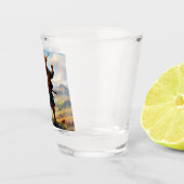 ハイランド牛踊りハイランドフライ ショットグラス (右)