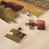 ハイランド牛踊りハイランドフライ ジグソーパズル (側面)