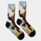 ハイランド牛踊りハイランドフライ ソックス (右)