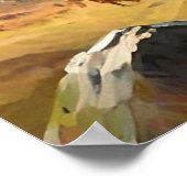 ハイランド牛踊りハイランドフライ ポスター (角)