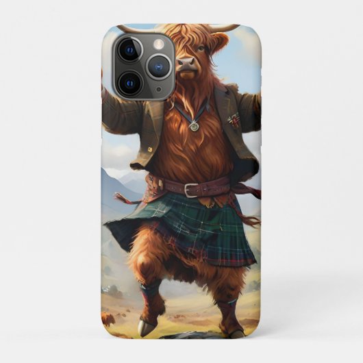 ハイランド牛踊りハイランドフライ Case-Mate iPhoneケース (裏)