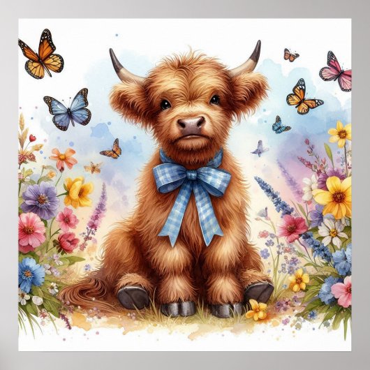 ハイランド牛6 ポスター (正面)