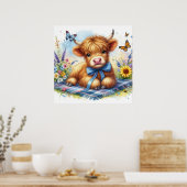 ハイランド牛7 ポスター (キッチン)