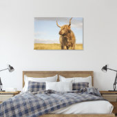 ハイランド牛 キャンバスプリント (インサイチュ (寝室))