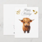 ハイランド牛 シーズナル シーズンカード (正面/裏面)