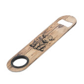 ハイランド牛 スピード栓抜き (正面アングル)