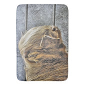 ハイランド牛 バスマット (正面縦)