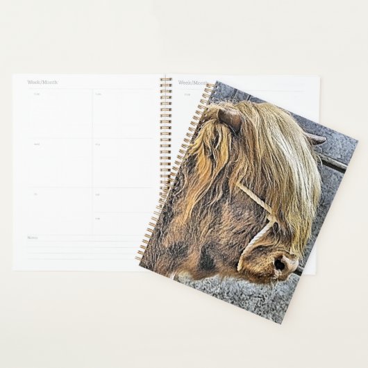 ハイランド牛 プランナー手帳 (ディスプレー)