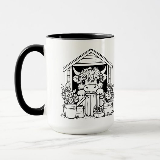 ハイランド牛 マグカップ (左)