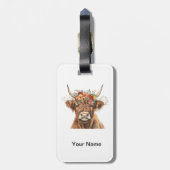 ハイランド牛 ラゲッジタグ (裏面縦)