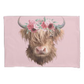 ハイランド牛 枕カバー (正面左)