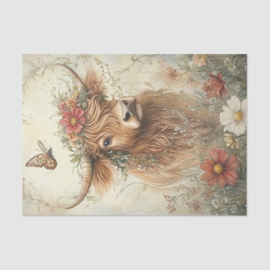 ハイランド牛 薄葉紙 (正面)