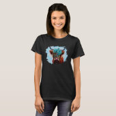ハイランド牛 Tシャツ (正面フル)