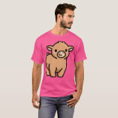 ハイランド牛 Tシャツ (正面フル)