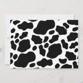 ハイランド素朴カウガールベビーシャワー 招待状 (裏面)