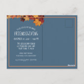 ハイランド素朴カウフレンドシップ招待状はがき ポストカード (裏面)