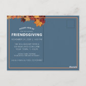 ハイランド素朴カウフレンドシップ招待状はがき ポストカード (裏面)