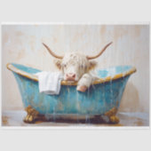 ハイランド素朴カウボーホバスタブスパデクページ 薄葉紙 (正面)