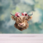 ハイランド絵を描カウズクラシックのTシャツ アクリルサイン (ニュートラル)