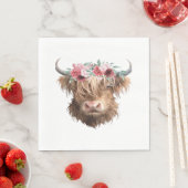 ハイランド絵を描カウズクラシックのTシャツ スタンダードランチョンナプキン (インサイチュ)