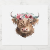 ハイランド絵を描カウズクラシックのTシャツ スパークリングワインラベル (シングルラベル)