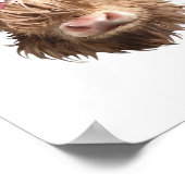 ハイランド絵を描カウズクラシックのTシャツ ポスター (角)