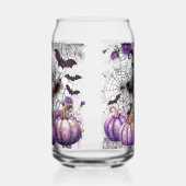 ハイランド絵を描牛缶グラス ガラス缶 (左)