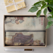 ハイランド蒸発クリームヴィンテージ広告クラフト 薄葉紙 (ギフト)