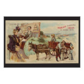 ハイランド蒸発ミルク ヴィンテージ広告 ポスター (正面)