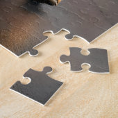 ハイランド調和: Bagpipe Highland Cow Band ジグソーパズル (側面)