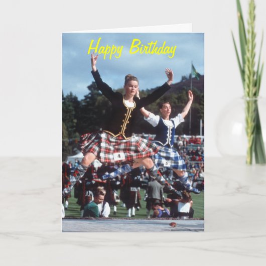 ハイランド踊り カード (正面)