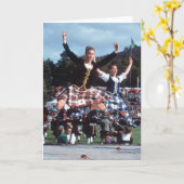 ハイランド踊り カード (黄色い花)