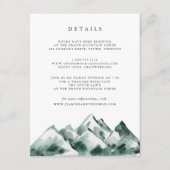 ハイランド | のゲスト結婚詳細エンクロージャカード エンクロージャーカード (正面)