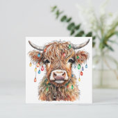 ハイランド・カウのグリーティングカード シーズンカード (スタンド正面)