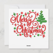 ハイランド・カウのグリーティングカード シーズンカード (裏面)