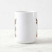 ハイランド・カウの名入れギフト コーヒーマグカップ (中央)