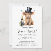 ハイランド・カウの新年招待状 シーズンカード (正面)