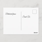 ハイランド・カウの花冠 誕生日メッセージ ポストカード (裏面)