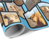 ハイランド・カウフォトコラージュ ラッピングペーパー (ロールコーナー)