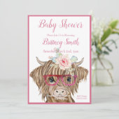 ハイランド・カウ、デザート・カクタス カスタマイズ 招待状 (スタンド正面)