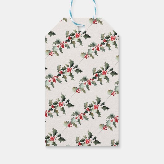 ハイランド・カウ フェスティブ ファーム アニマル メリー クリスマス ギフトタグ (裏面)