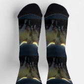 ハイラ白熱［赤熱］光を放つンド牛、クルーソックス ソックス (上部)