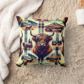 ハイラ素朴ンドカウプレイド装飾用クッション クッション (ブランケット)