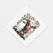 ハイラ素朴ンドカウ幽霊ハロウィーン スタンダードランチョンナプキン (角)